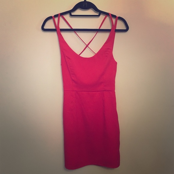 Red Tobi open back dress size S - Picture 1 of 3