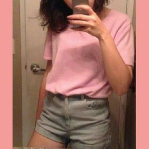 Pastel pink baby soft tee