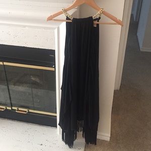 Michael Kors black fringe dress!
