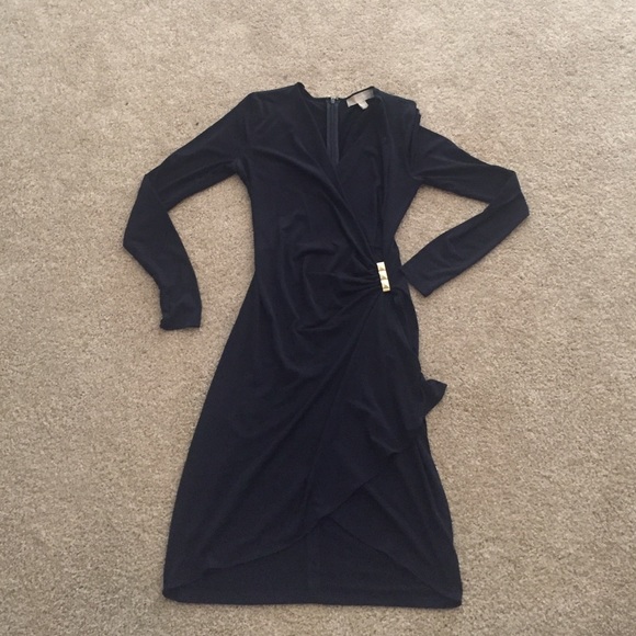 Michael Kors navy wrap dress!