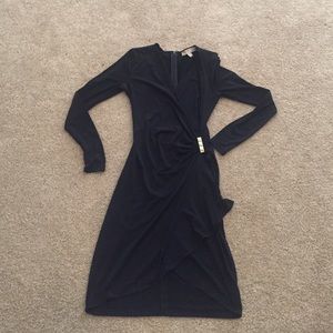 Michael Kors navy wrap dress!