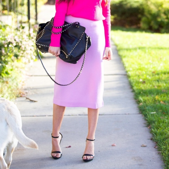 J. Crew Dresses & Skirts - J. Crew Pink Sweater Skirt