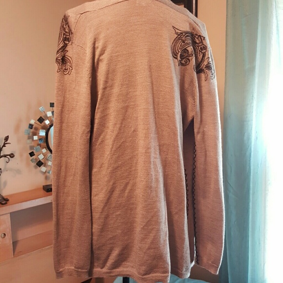 Brown Maurices Cardigan Should Details