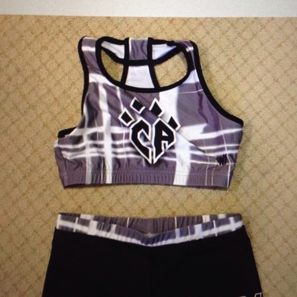 CA cheer athletics varsity practice sports bra top