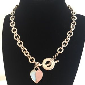 Tiffany & Co. Heart Toggle Necklace