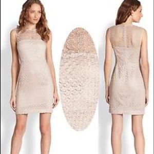 Lace shift dress