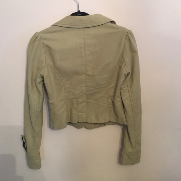 Free people tan corduroy jacket size 2 - Picture 2 of 3