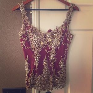 Ema Savahl Couture Hand-Crafted Top