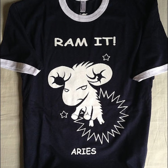 Zodiac sign Aries American apparel T-shirt