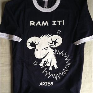 Zodiac sign Aries American apparel T-shirt