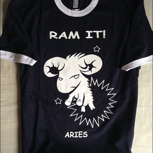 Zodiac sign Aries American apparel T-shirt