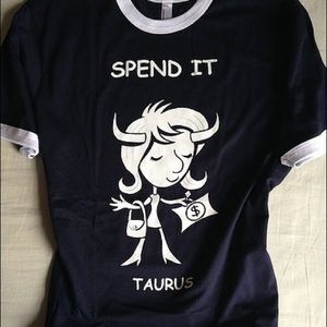 Zodiac sign Taurus American apparel T-shirt