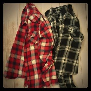 Women's flannel shirts M