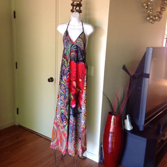 Maxi halter dress by by Desigual