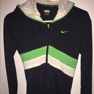 Nike throw over / half zip