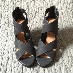 Strappy Wedge Sandal Booties