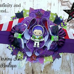 Buzz Lightyear Ooak hair bow