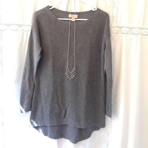Loft high low sweater