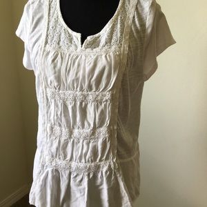 Kut From The Kloth Eyelet Cotton Top