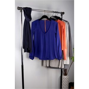 Zara blue blouse