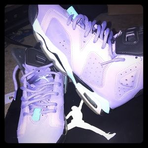 Iron purple Jordan 6s
