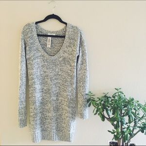 Heather Gray Sweater Dress