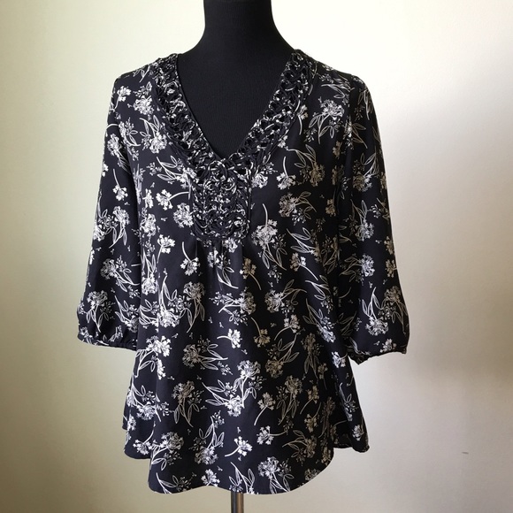 Banana Republic Floral Blouse
