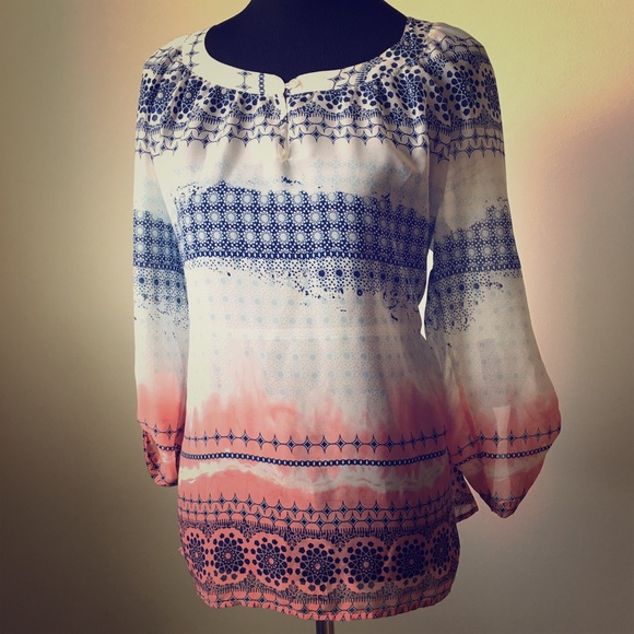 Tribal Jeans Blouse
