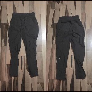 Gray/black size 2 lululemon joggers