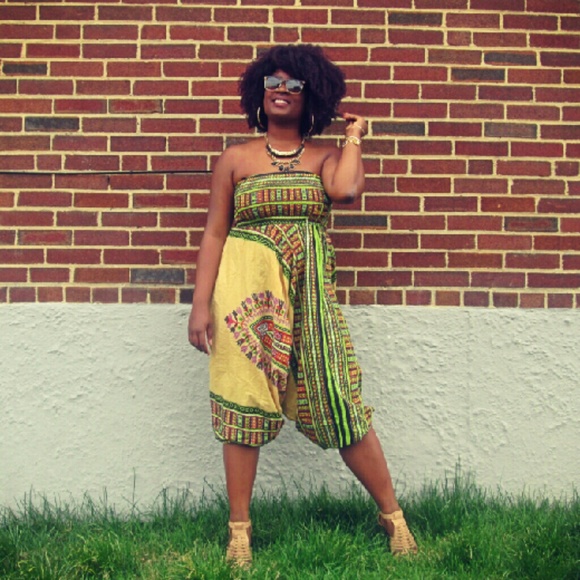 Chich Dashiki Print Summer Jumper