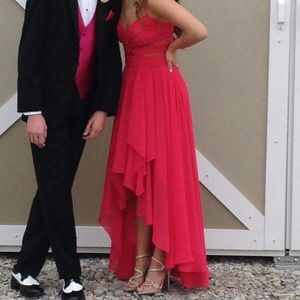 Cache high-lo formal gown