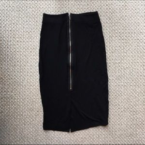 Urban Outfitters Black Pencil Skirt