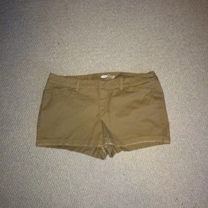 Khaki Pixie Shorts