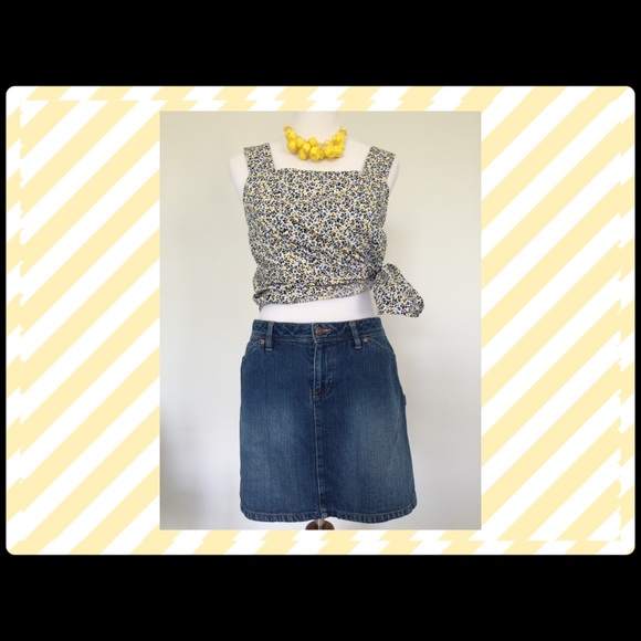 Denim skirt