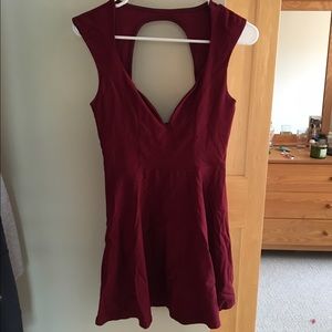 Maroon Tobi Dress
