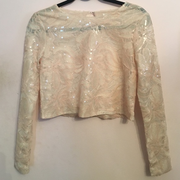 Revolve Light pink beaded set size S - Picture 2 of 4