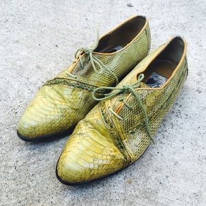 Snake Skin Oxfords