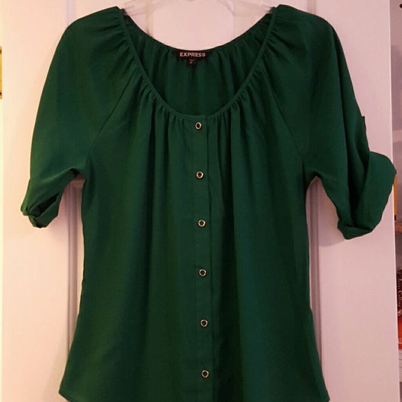 Silk button up