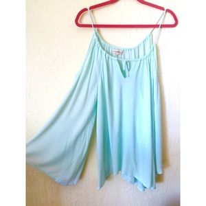 Light Mint Flowy Top