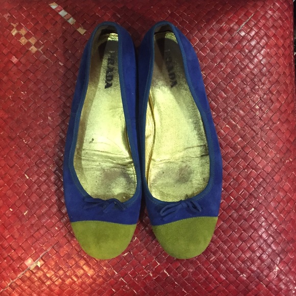 PRADA ballet flats size 37.5!