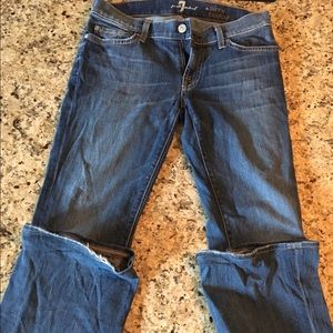 7 for all mankind skinny bootcut size 27