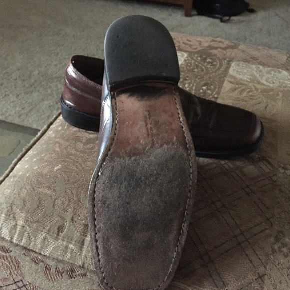 Men's brown dress shoes - Picture 2 of 2