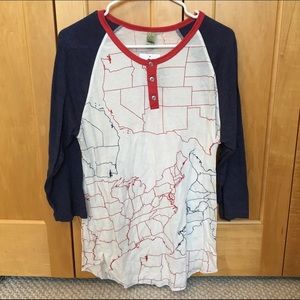 Urban Outfitters Map Tee