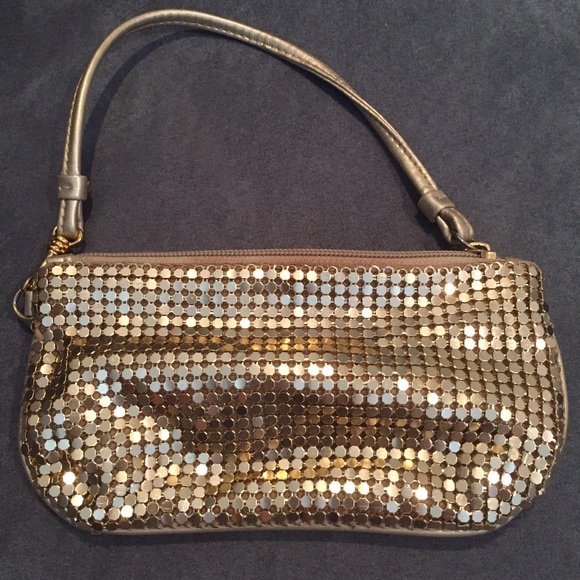 NY & Co Gold Sequin Wristlet