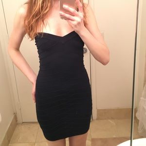 French Connection Navy Bodycon dress