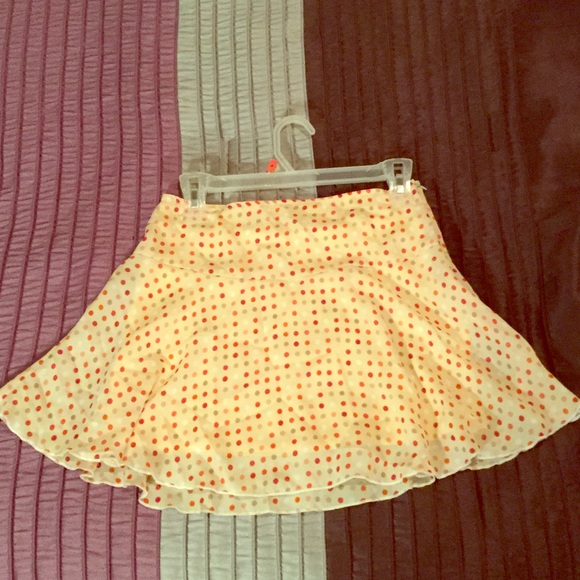By Choice Dresses & Skirts - By Choice Polka Dot Skater Mini Skirt. Side Zip. S