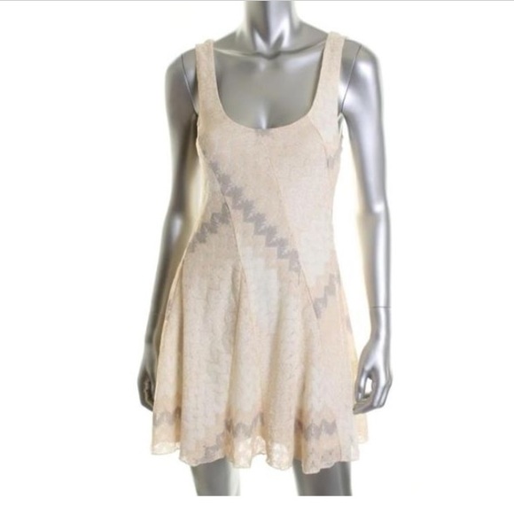 Free People Ivory Comb Dress
