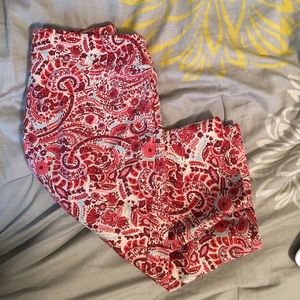 Below the Knee Printed Skirt