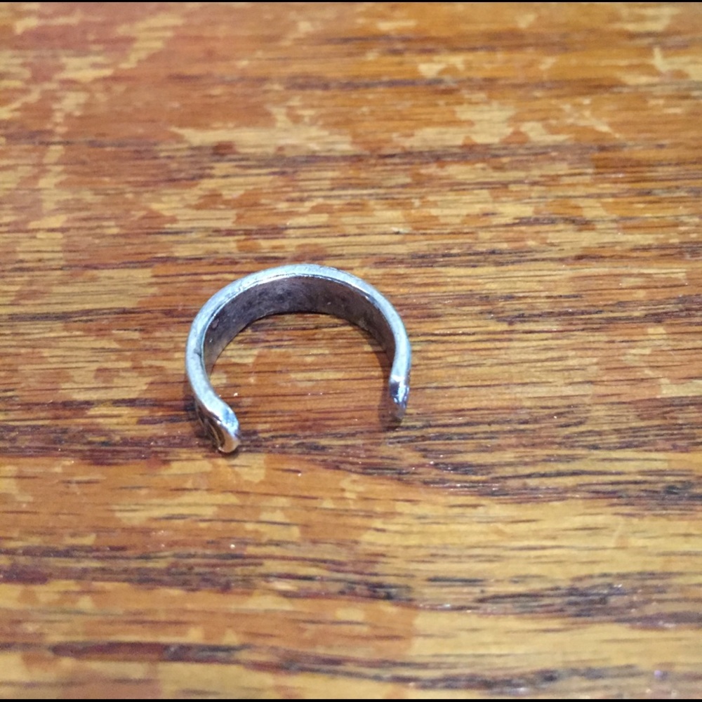 Silver ScrollTOE RING pleaseread description - Picture 2 of 3