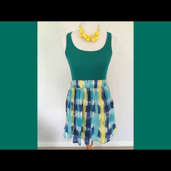 Colorful mini skirt